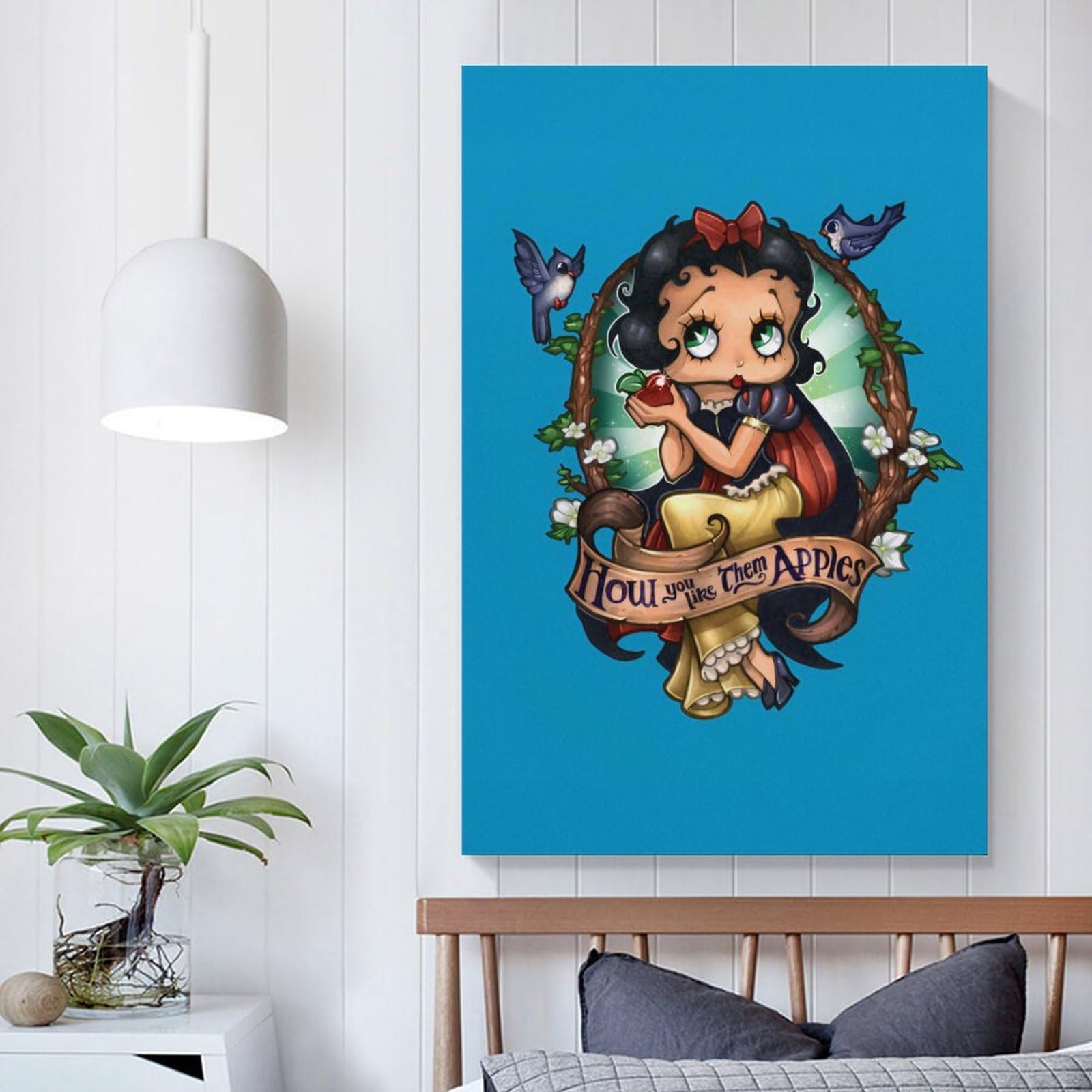 Amazon.co.jp: ベティちゃん 白雪姫 アートポスター 飾り絵 かわいい